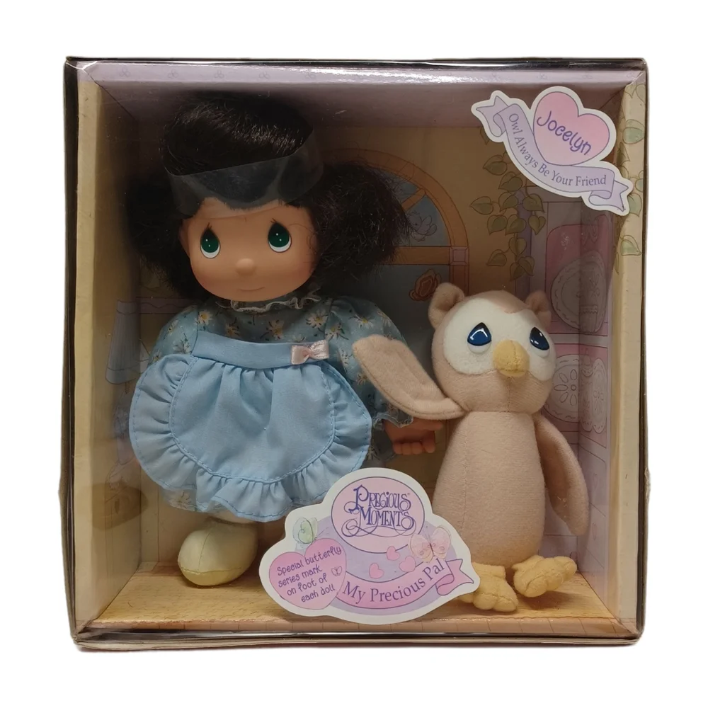 NEW VTG PRECIOUS MOMENTS 1998 Jocelyn Owl Stuffed Animal Pal Doll